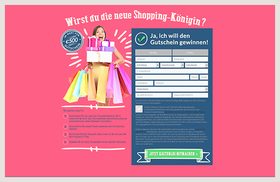Shopping Königin Kampagne - Elsovero design